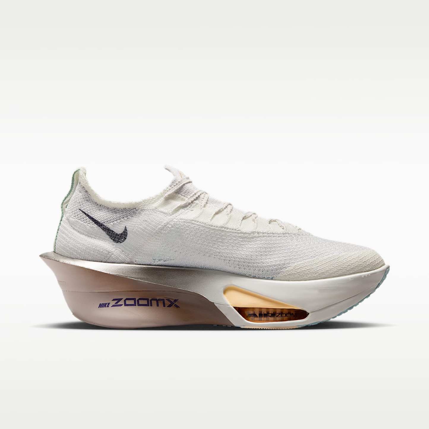 Nike Alphafly 3 Herren-Straßenlaufschuh für Wettkämpfe – Platinum Tint/Ocean Cube/Moon Particle/Purple Dynasty