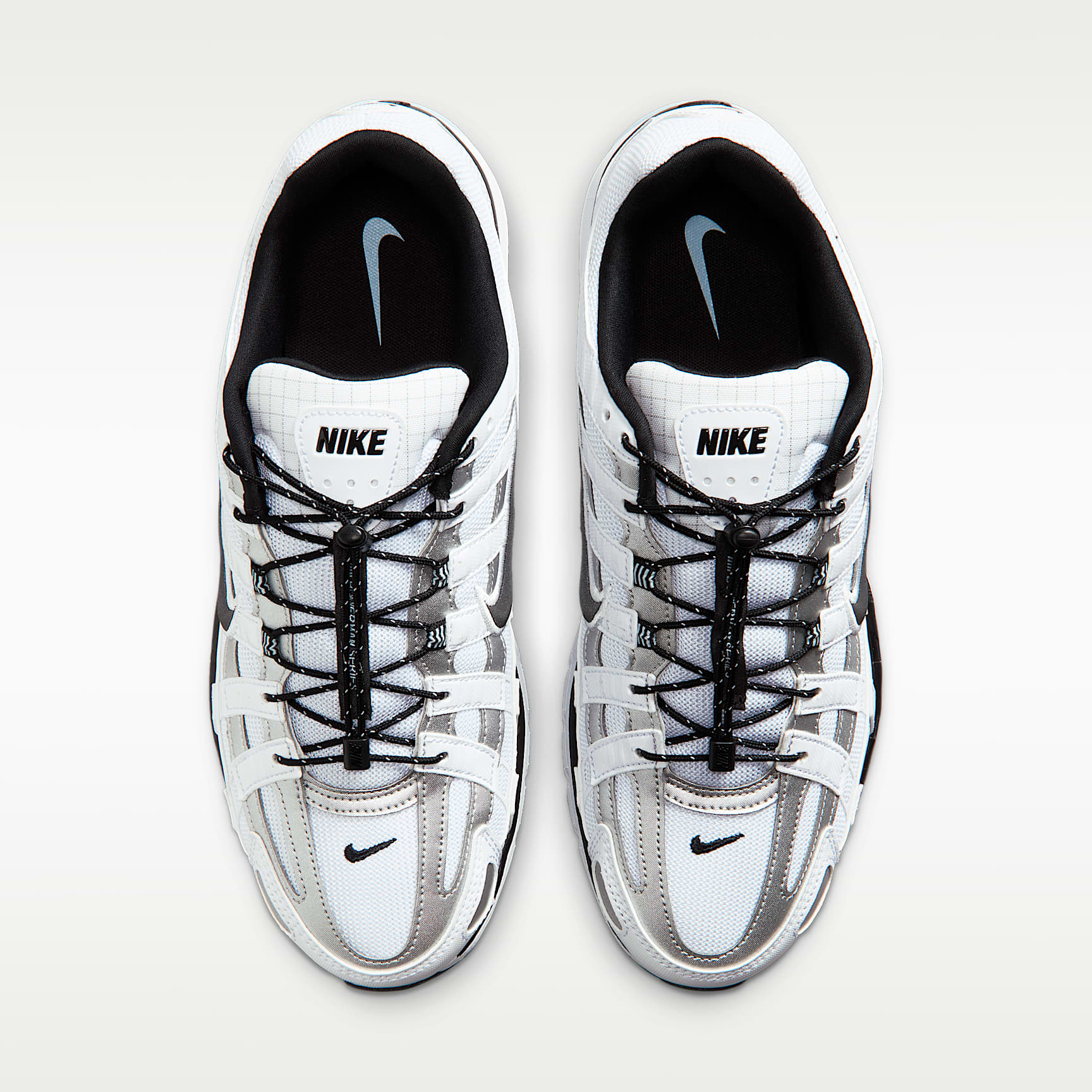 Nike P-6000 Schuh (Herren) – Weiß/Light Armory Blue/Metallic Silver/Schwarz