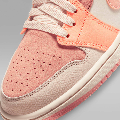 Air Jordan 1 Mid Damenschuh – Atomic Orange/Terra Blush/Shimmer/Apricot Agate