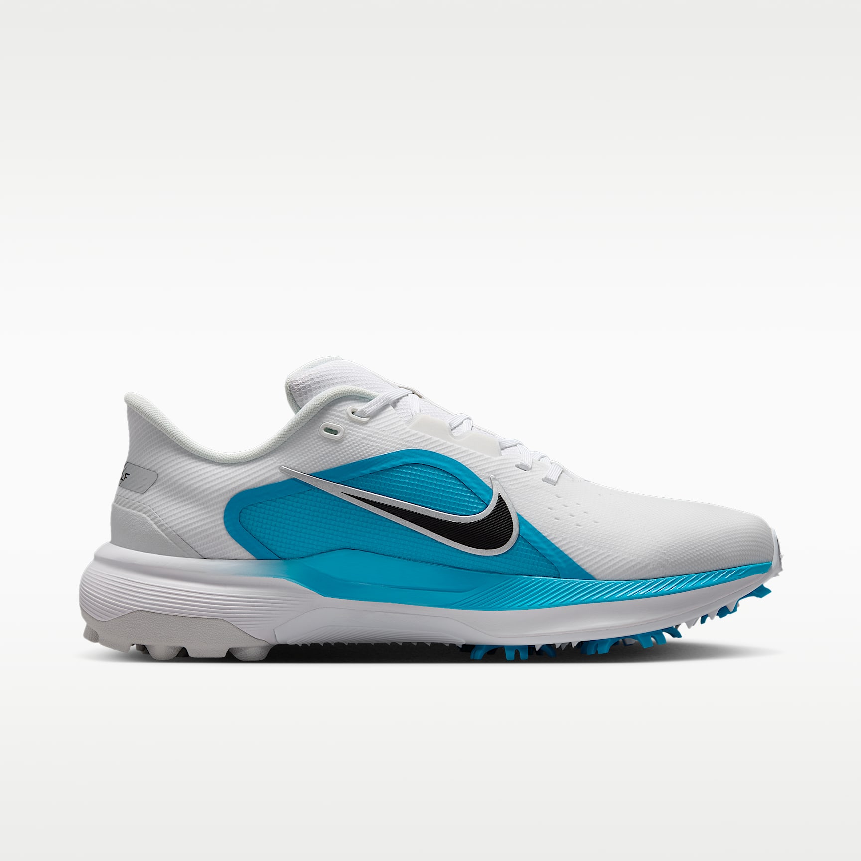 Nike Pegasus 1 G Golfschuh – Weiß/Light Current Blue/Schwarz