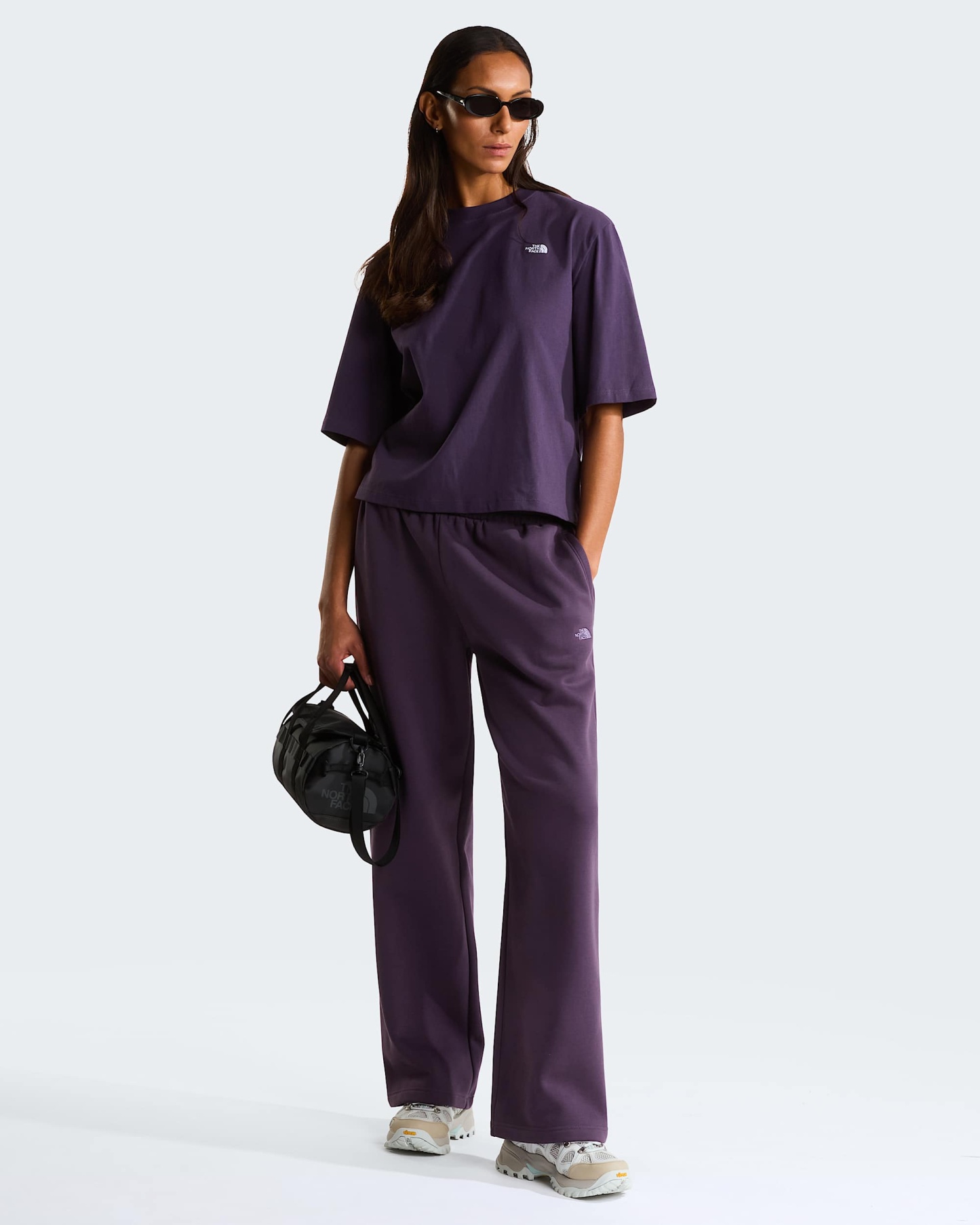 TNF™ Essential Simple Dome Boxy T-Shirt mit lockerer Passform Damen – Endless Dusk