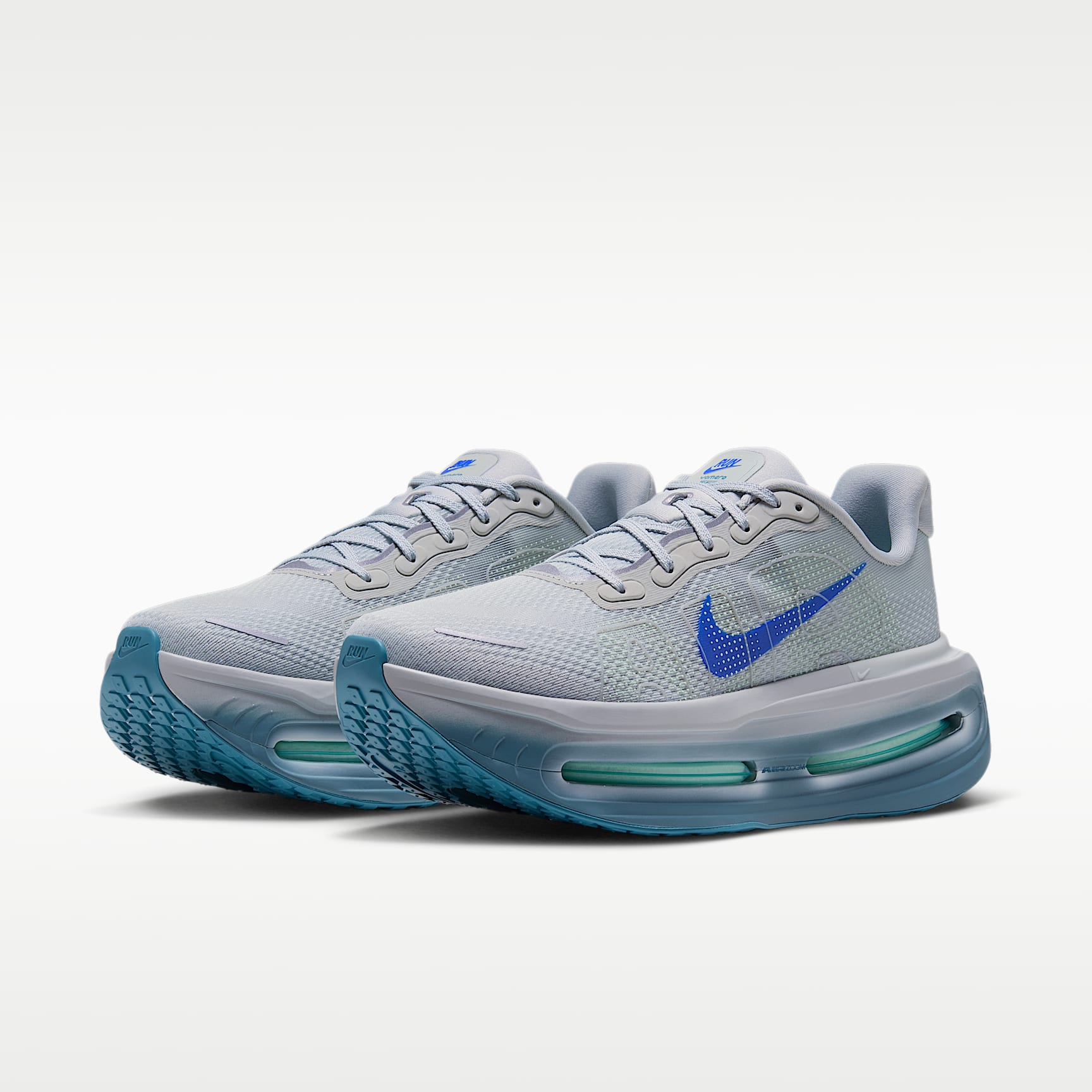 Nike Vomero Premium Straßenlaufschuh (Herren) – Grey Mist/Smokey Blue/Barely Green/Racer Blue