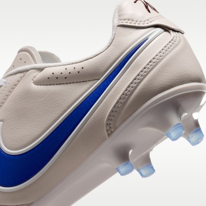 Nike Tiempo Ligera Pro Low-Top-Fußballschuh für normalen Rasen – Chalk/Weiß/Racer Blue