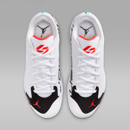 Luka 77 Basketballschuh – Weiß/Schwarz/Sail/Bright Crimson