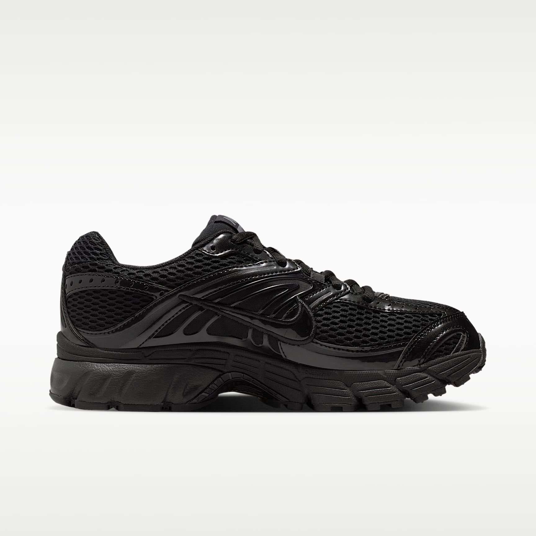 Nike Air Max Moto 2K Schuh mit reflektierenden Akzenten (Damen) – Schwarz/Iron Grey/Metallic Silver/Schwarz