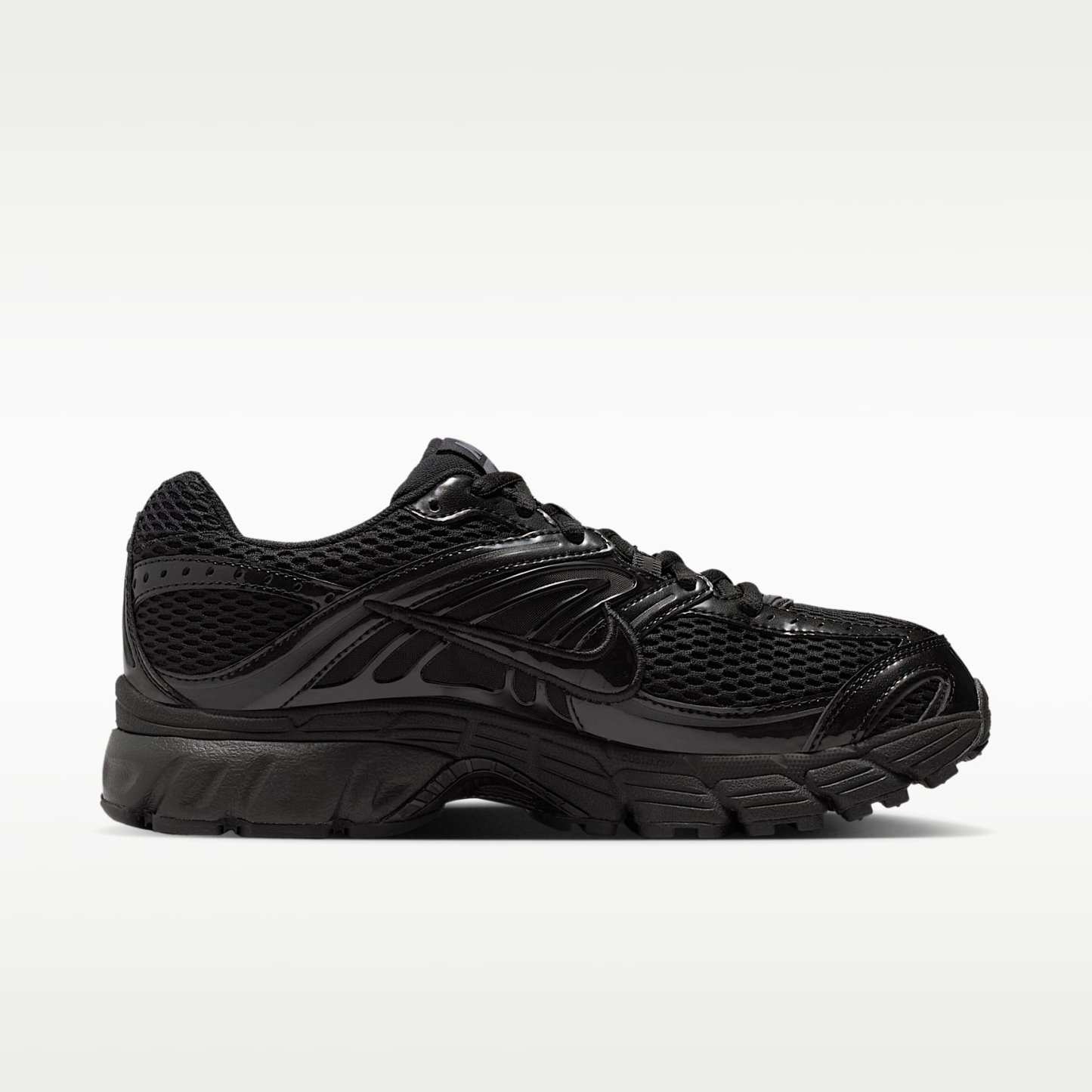 Nike Air Max Moto 2K Schuh mit reflektierenden Akzenten (Damen) – Schwarz/Iron Grey/Metallic Silver/Schwarz