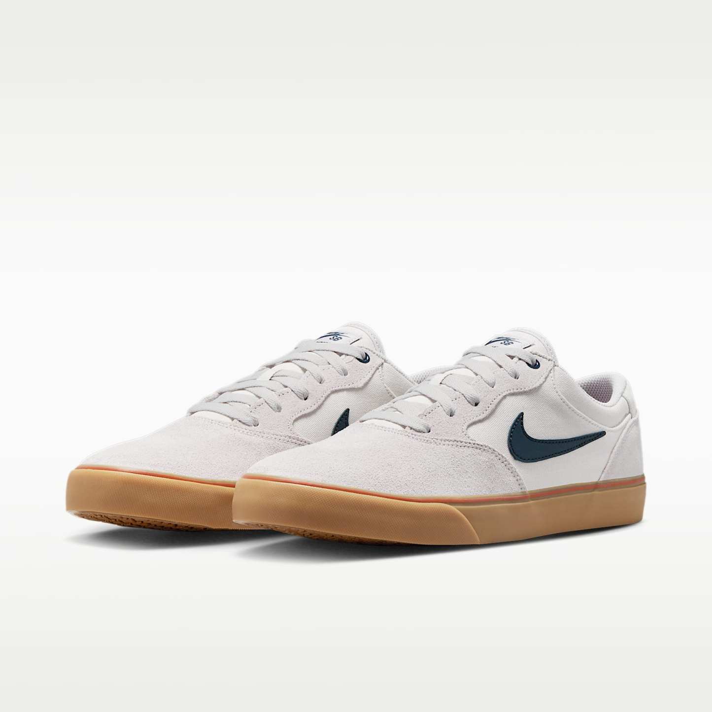 Nike SB Chron 2 Skateboardschuh – Vast Grey/Dark Russet/Gum Light Brown/Armory Navy