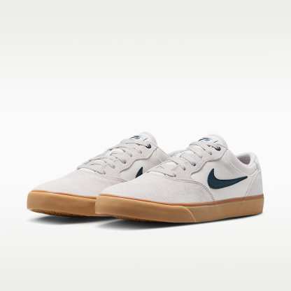 Nike SB Chron 2 Skateboardschuh – Vast Grey/Dark Russet/Gum Light Brown/Armory Navy