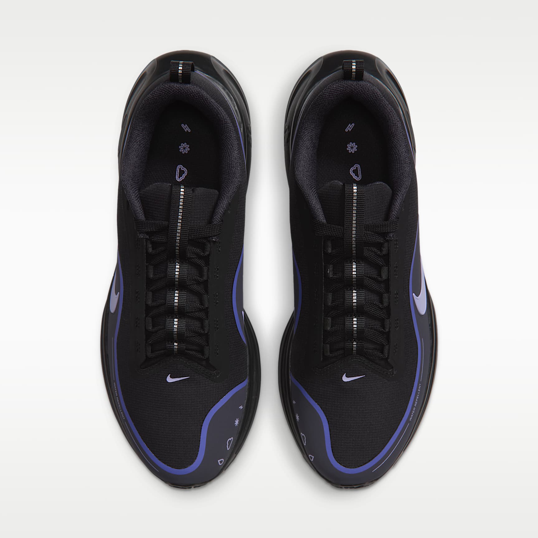 Nike Revolution 8 Utility Straßenlaufschuh (Damen) – Schwarz/Persian Violet/Gridiron/Purple Pulse