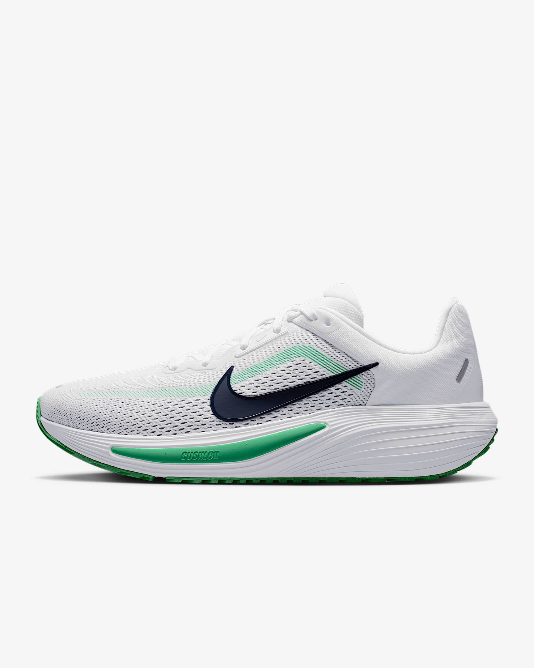 Nike Quest 7 Straßenlaufschuhe (Herren) – Weiß/Green Spark/Midnight Navy