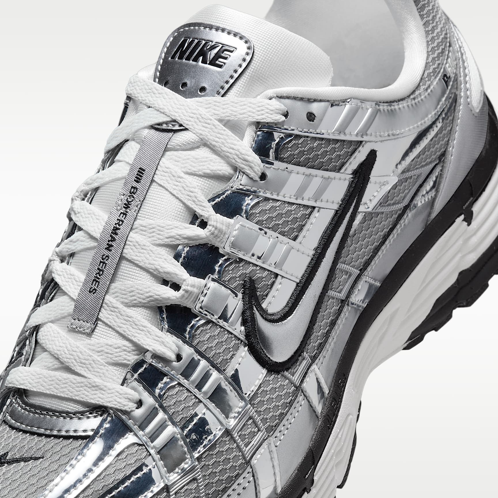 Nike P-6000 Schuh – Metallic Silver/Sail/Schwarz/Metallic Silver