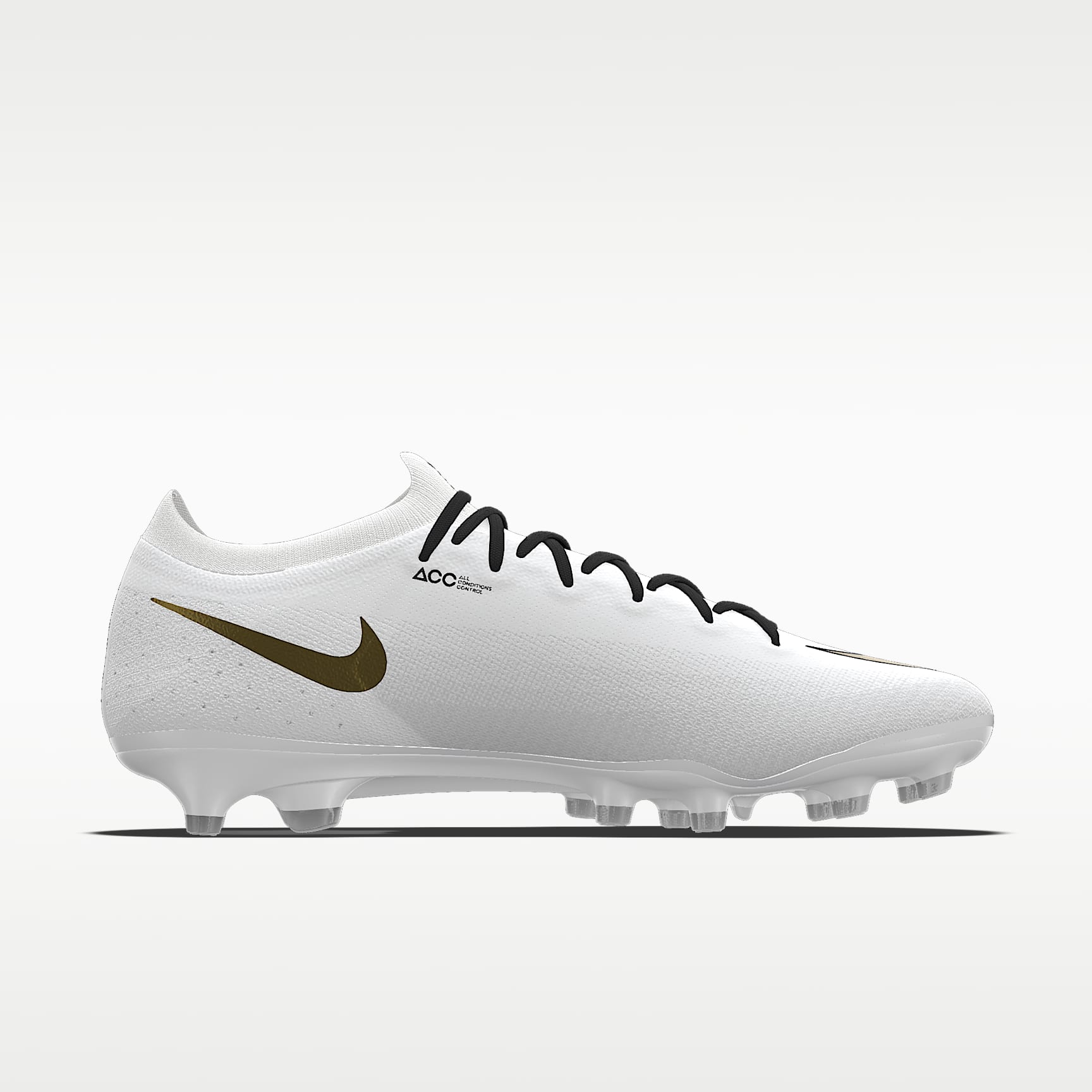 Nike Mercurial Vapor 17 Elite By You personalisierbarer Low-Top-Fußballschuh für Kunstrasen – Weiß/Weiß [3457357132]