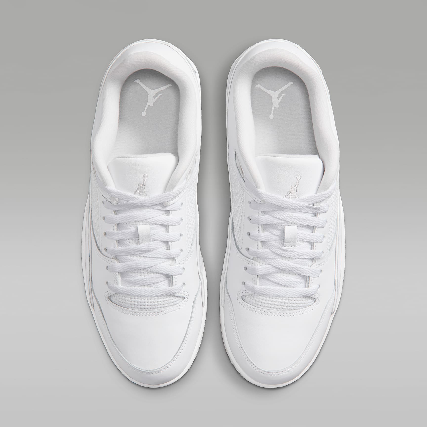 Jordan Flight Court Schuh (Herren) – Weiß/Vast Grey