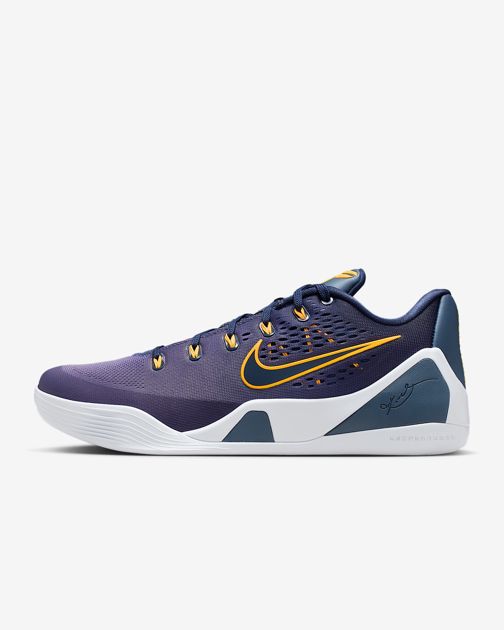 Kobe IX Elite Low EM Protro Basketballschuh – Thunder Blue/Laser Orange/Football Grey/Daybreak