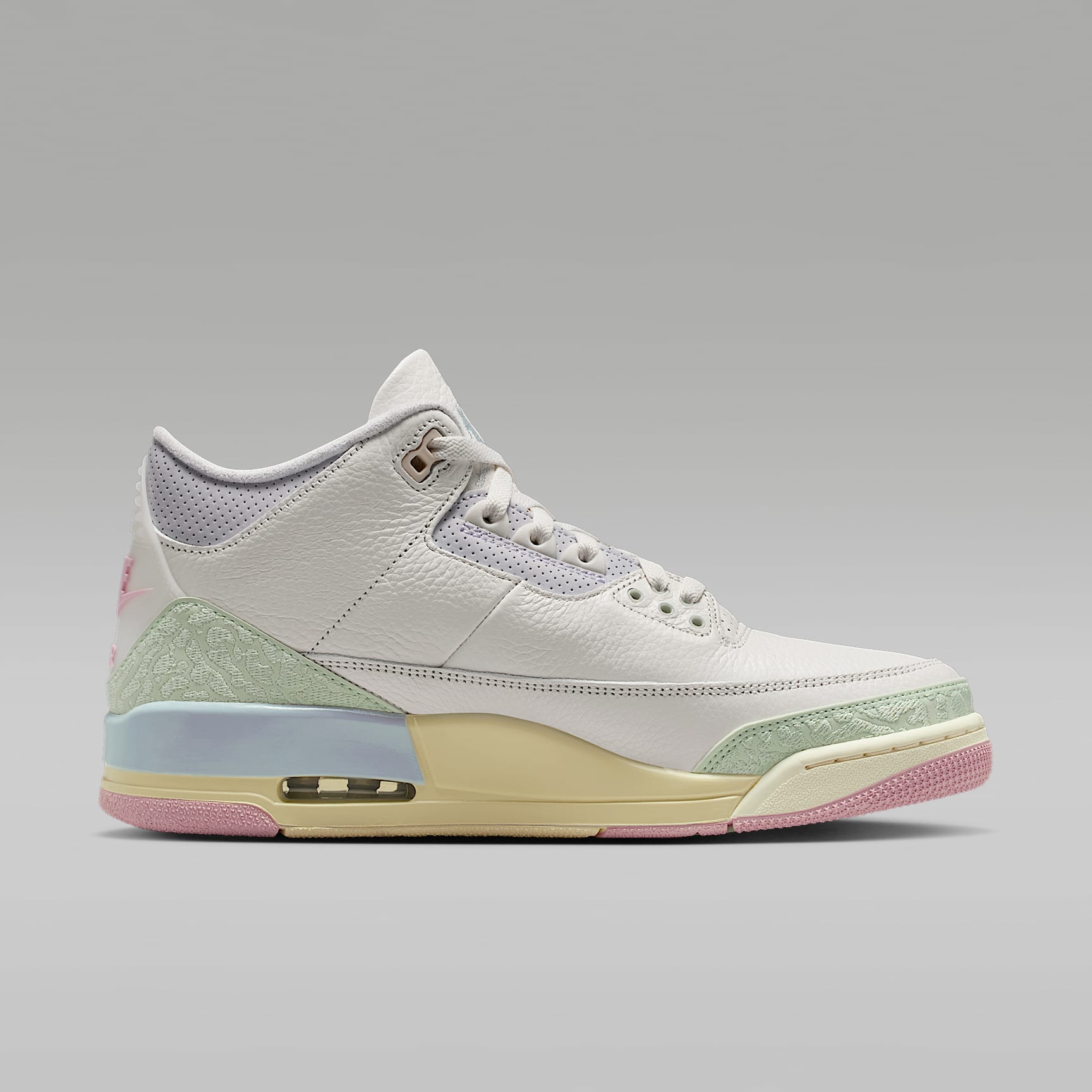 Air Jordan 3 "World's Best" Schuh (Herren) – Sail/Aura/Iced Carmine/Jade Aura