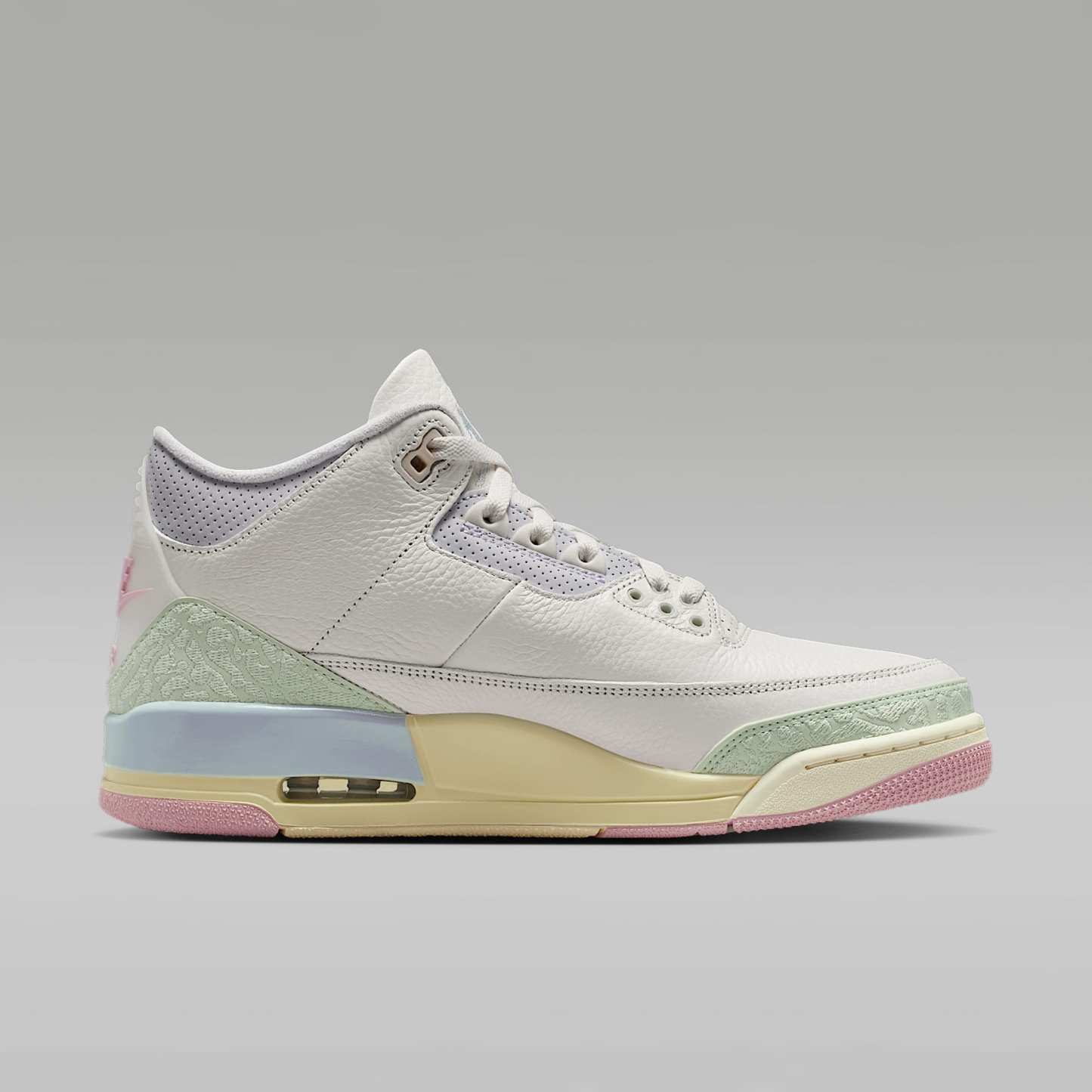 Air Jordan 3 "World's Best" Schuh (Herren) – Sail/Aura/Iced Carmine/Jade Aura