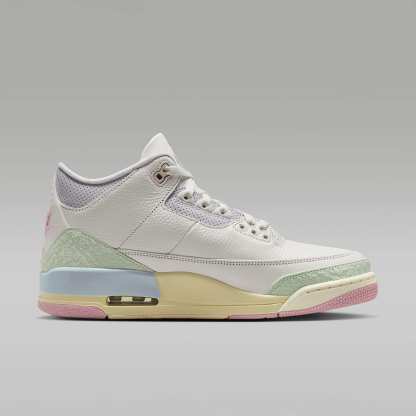 Air Jordan 3 "World's Best" Schuh (Herren) – Sail/Aura/Iced Carmine/Jade Aura
