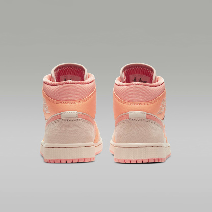 Air Jordan 1 Mid Damenschuh – Atomic Orange/Terra Blush/Shimmer/Apricot Agate