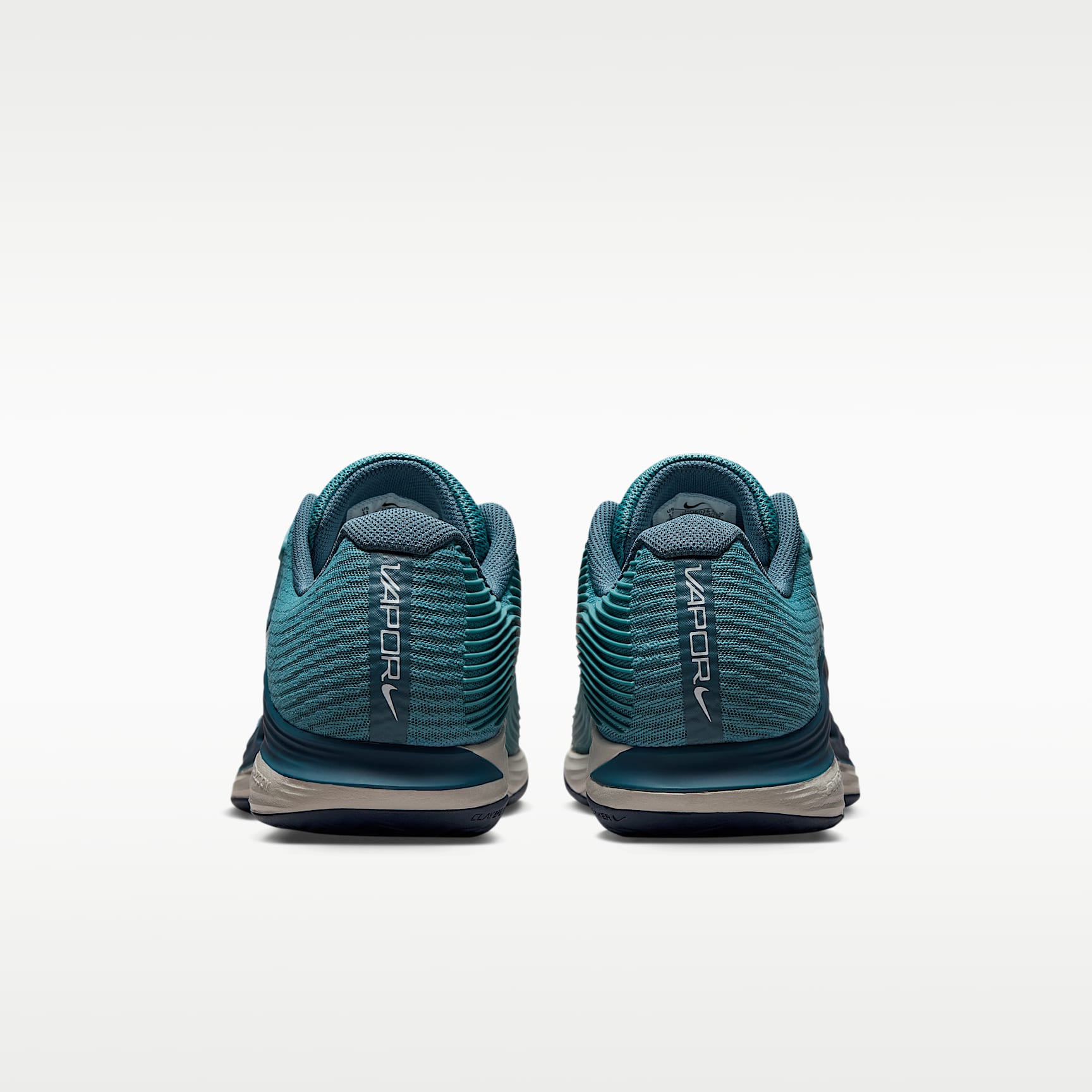 Nike Vapor 12 Clay Court Tennisschuh (Herren) – Smokey Blue/Light Bone/New Slate/Weiß