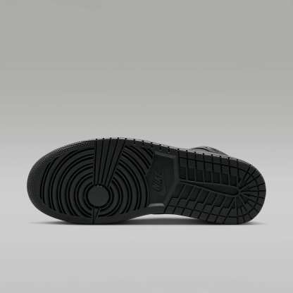 Air Jordan 1 Mid Schuh (Herren) – Schwarz/Schwarz/Schwarz
