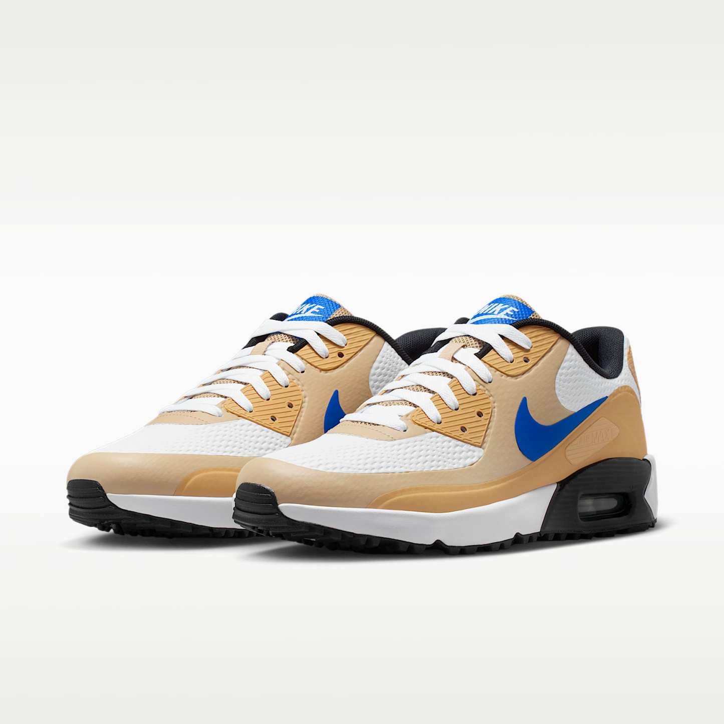 Nike Air Max 90 G Golfschuh – Weiß/Linen/Game Royal