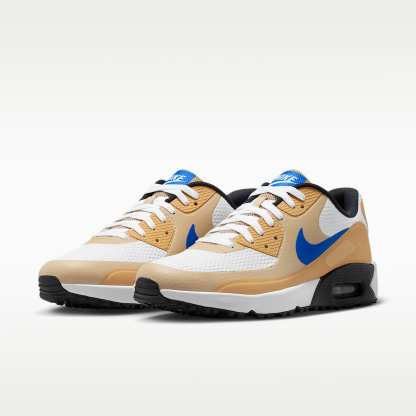 Nike Air Max 90 G Golfschuh – Weiß/Linen/Game Royal