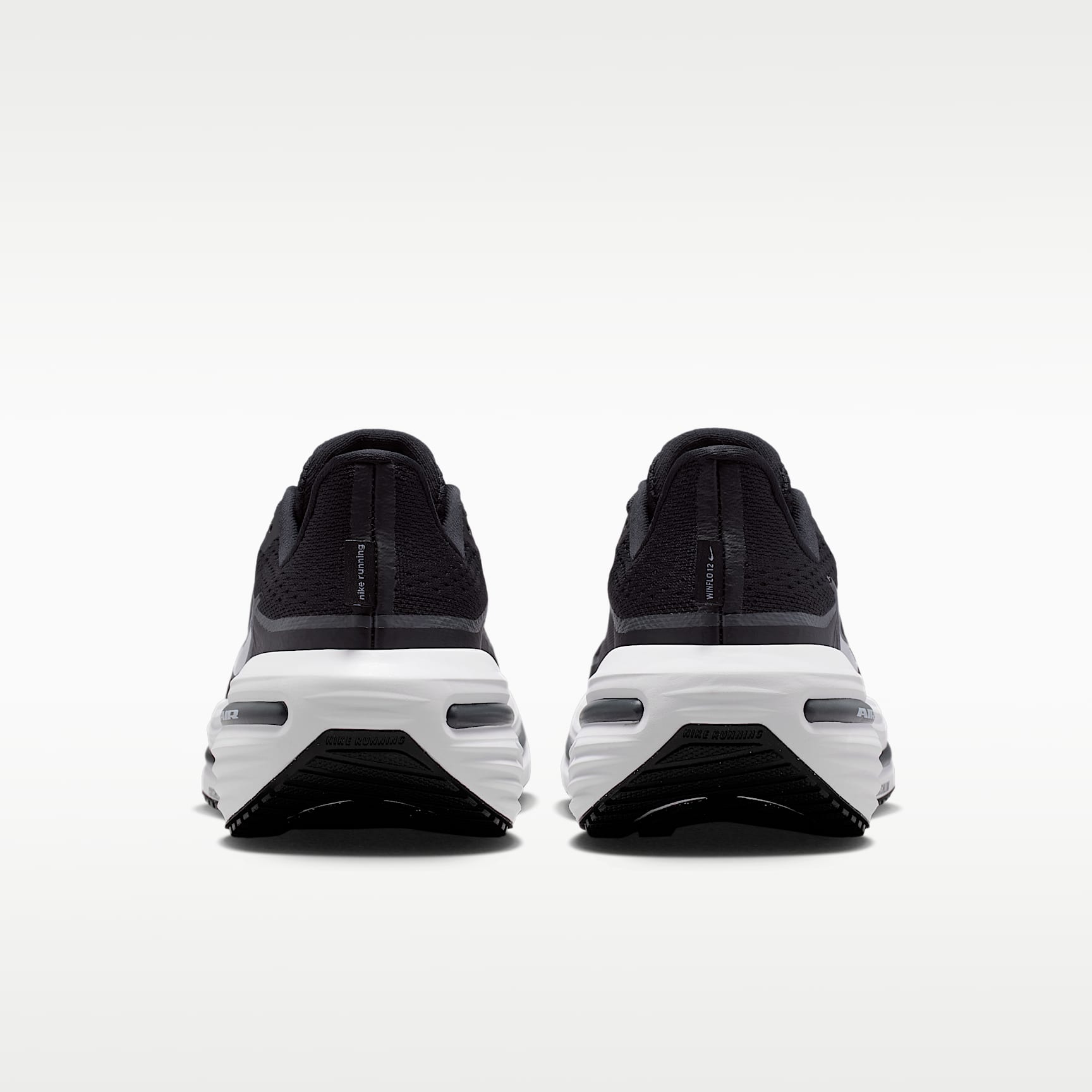 Nike Winflo 12 Straßenlaufschuh (Damen) – Schwarz/Dark Smoke Grey/Weiß