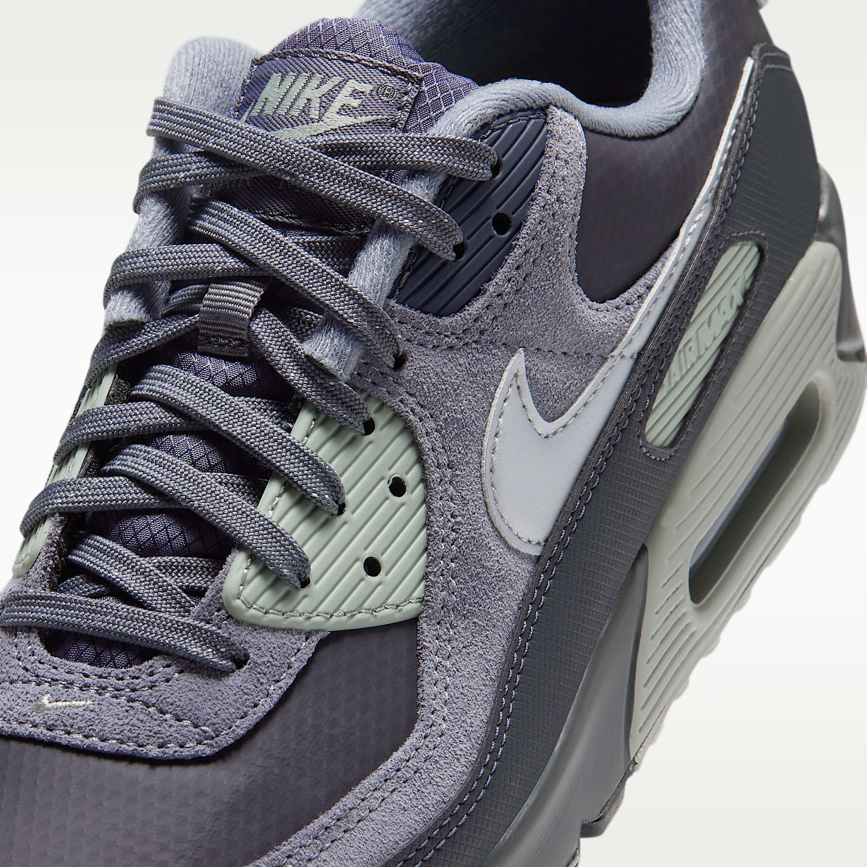 Nike Air Max 90 Schuh (Herren) – Iron Grey/Anthracite/Cool Grey/Metallic Silver