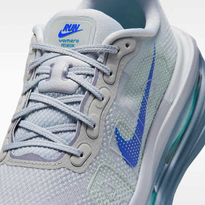 Nike Vomero Premium Straßenlaufschuh (Herren) – Grey Mist/Smokey Blue/Barely Green/Racer Blue