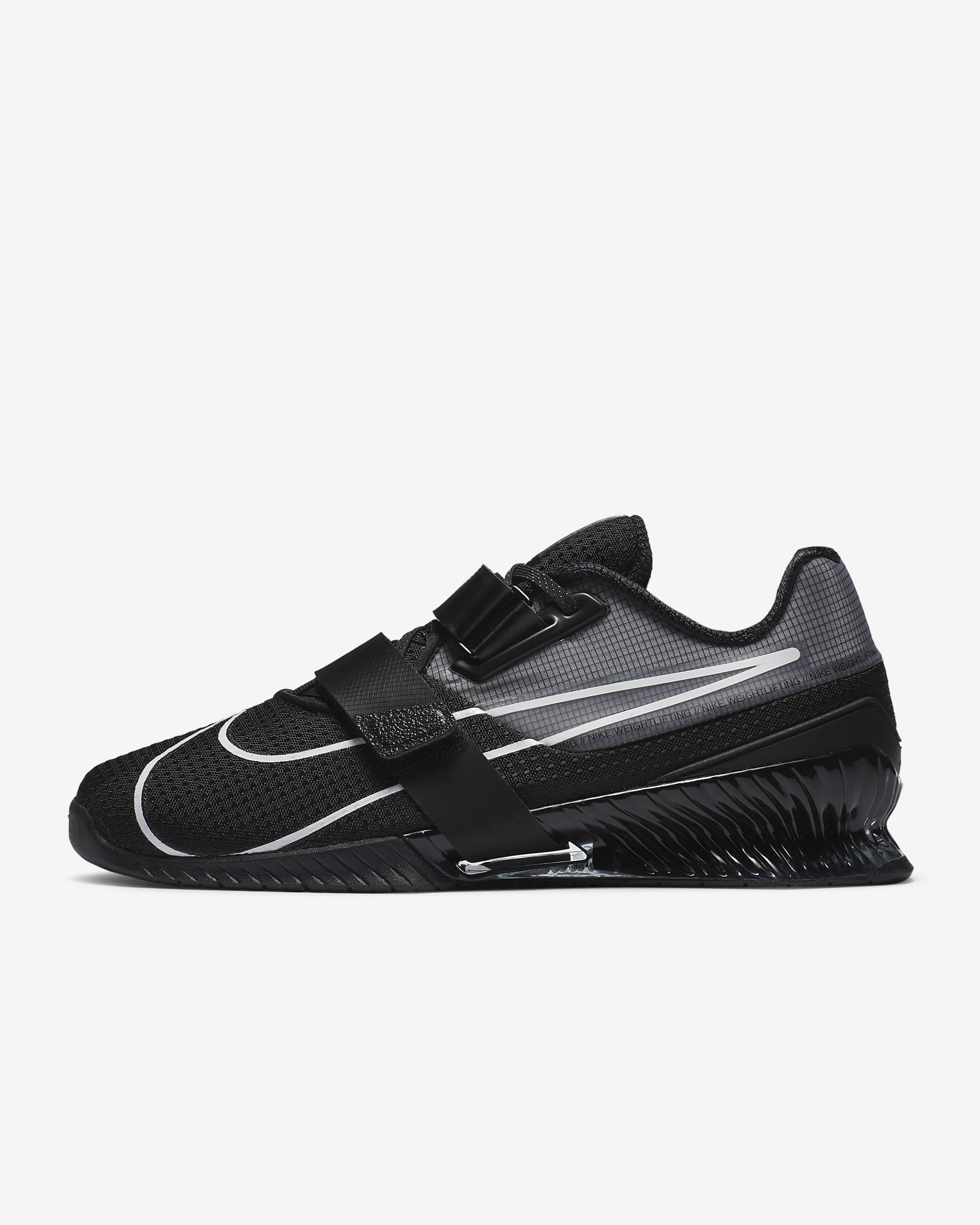 Nike Romaleos 4 Schuhe fürs Gewichtheben – Schwarz/Schwarz/Weiß
