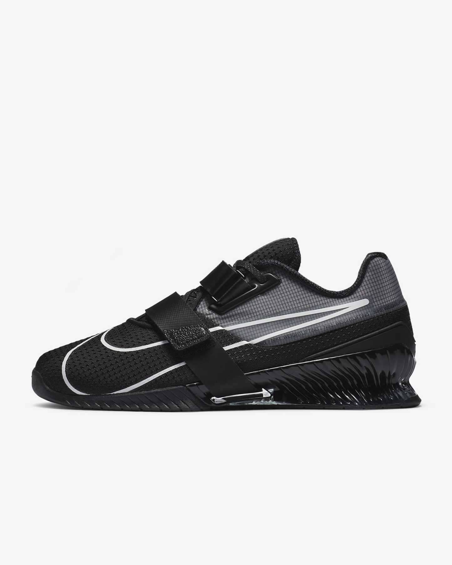 Nike Romaleos 4 Schuhe fürs Gewichtheben – Schwarz/Schwarz/Weiß