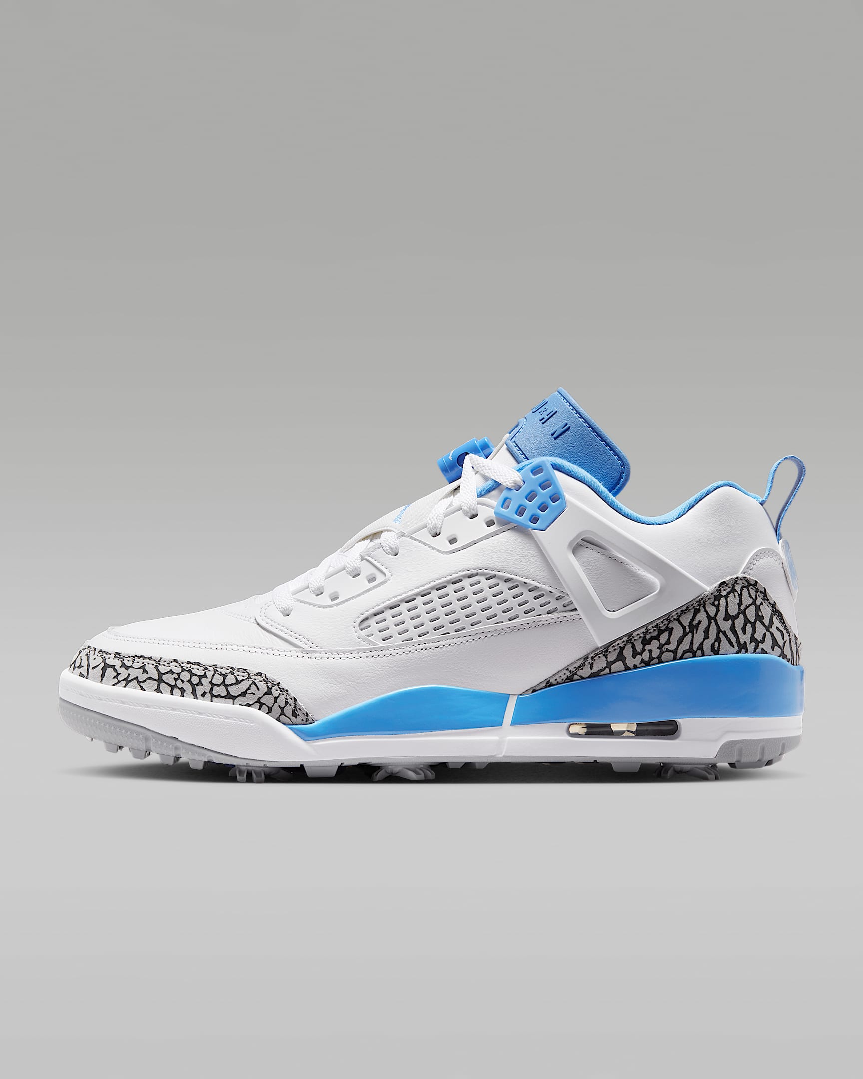 Jordan Spizike G Golfschuh – Weiß/Wolf Grey/University Blue