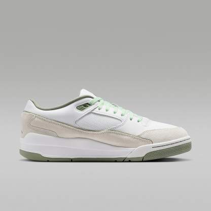 Jordan Flight Court Schuh (Herren) – Weiß/Swan/Jade Stone/Vintage Lichen