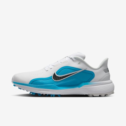 Nike Pegasus 1 G Golfschuh – Weiß/Light Current Blue/Schwarz