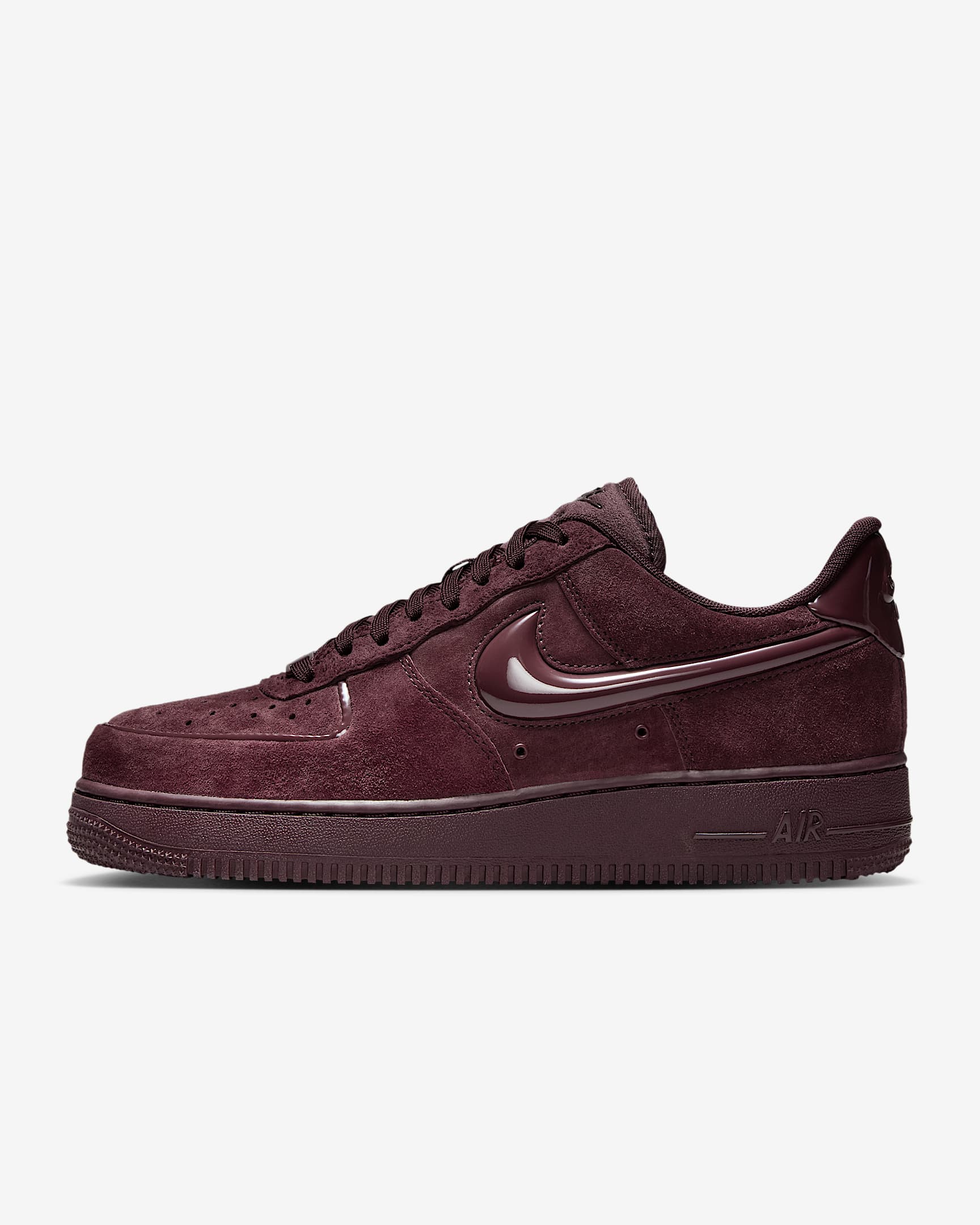 Nike Air Force 1 '07 Schuh (Damen) – Burgundy Crush/Schwarz/Burgundy Crush