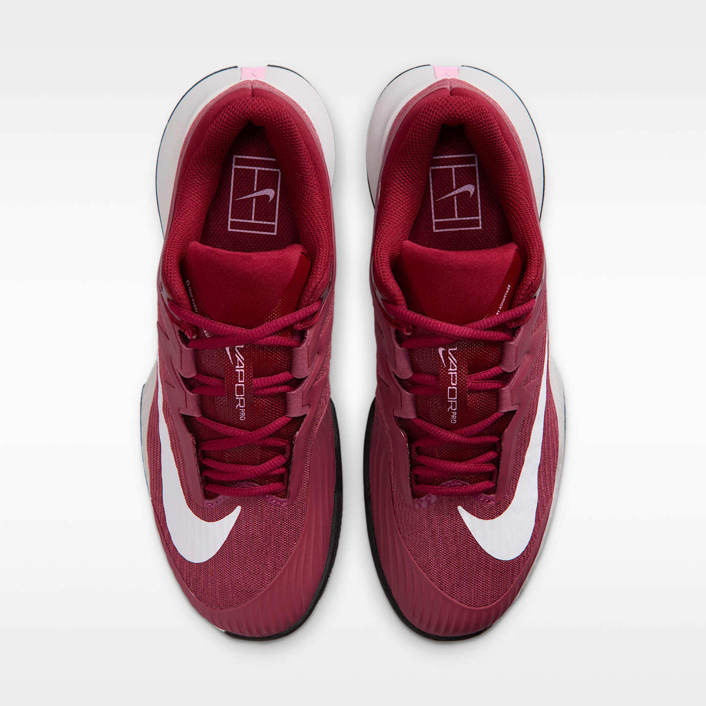 Nike Vapor Pro 3 Clay Court Tennisschuh (Damen) – Pink Smoke/Vast Grey/Schwarz/Weiß