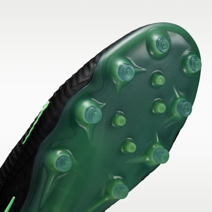 Nike Phantom 6 Low Elite Fußballschuh für Kunstrasen – Schwarz/Schwarz/Illusion Green