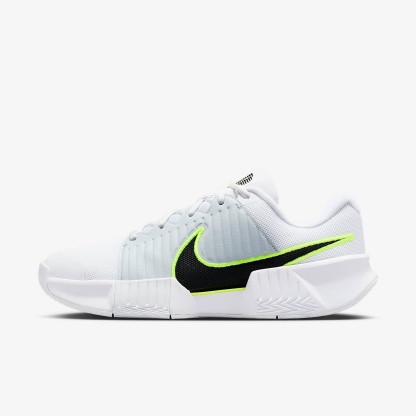 Nike GP Challenge Pro Herren-Tennisschuh für Hartplätze – Weiß/Pure Platinum/Volt/Schwarz