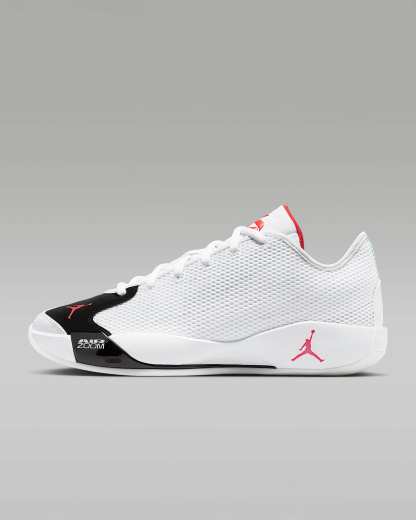 Luka 77 Basketballschuh – Weiß/Schwarz/Sail/Bright Crimson