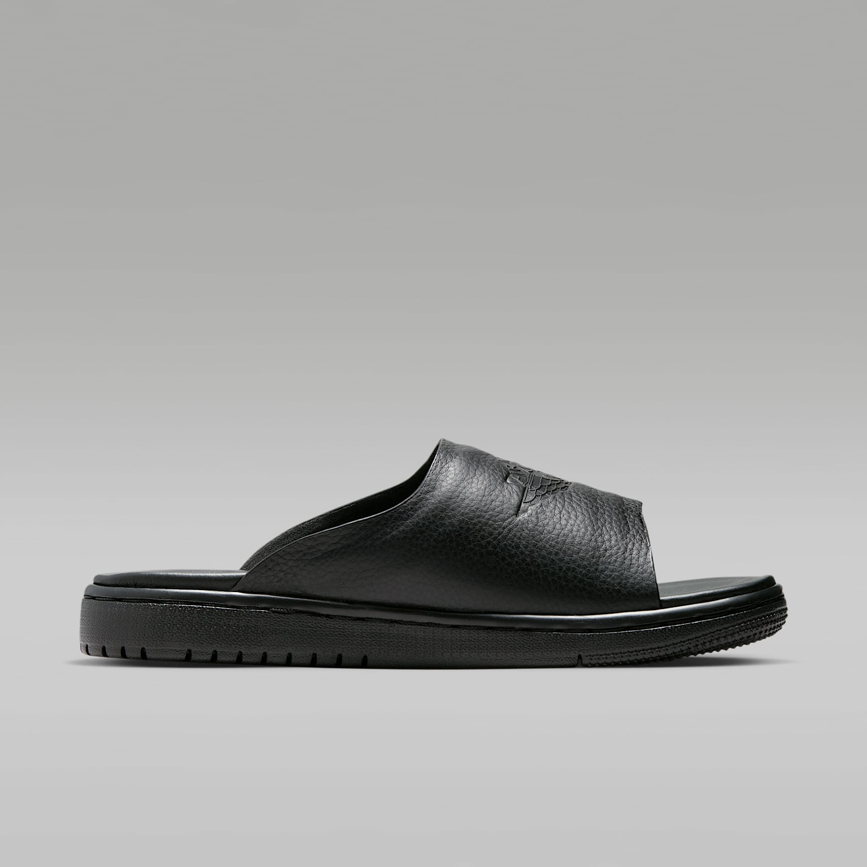Jordan Modero 1 Slides (Damen) – Schwarz/Schwarz