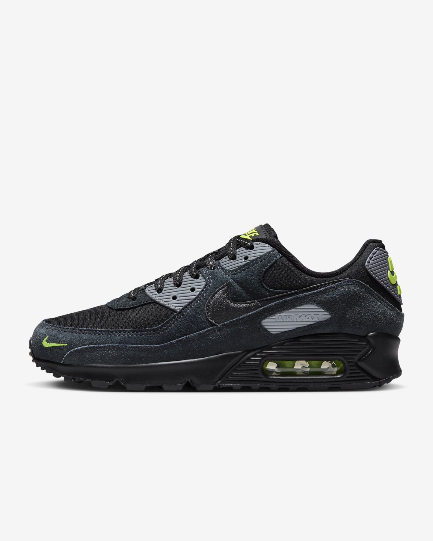 Nike Air Max 90 Herrenschuh – Schwarz/Volt/Cool Grey/Schwarz