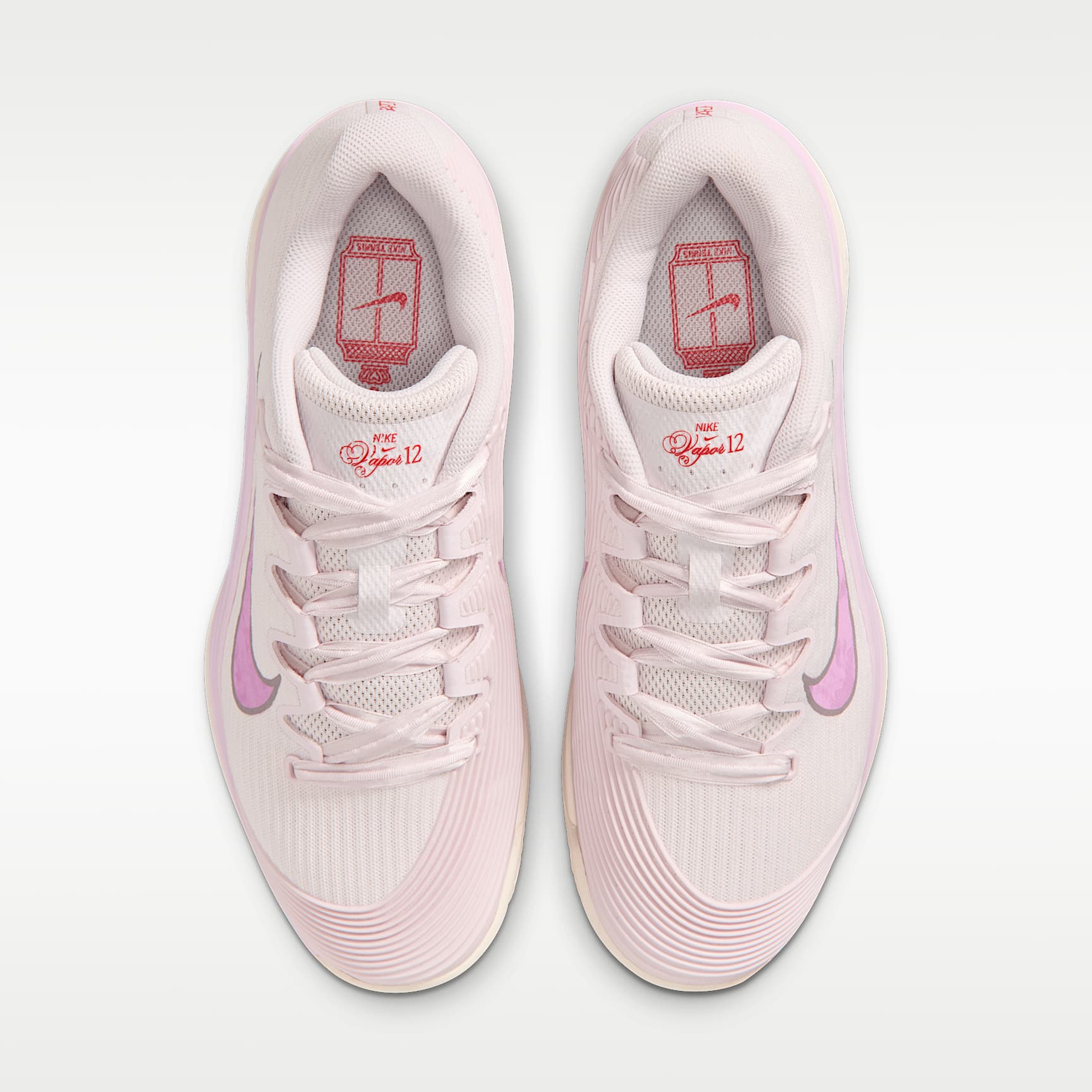 Nike Zoom Vapor 12 PRM Tennisschuhe für den Clay Court (Damen) – Pearl Pink/Pink Foam/Chalk/Light Magenta