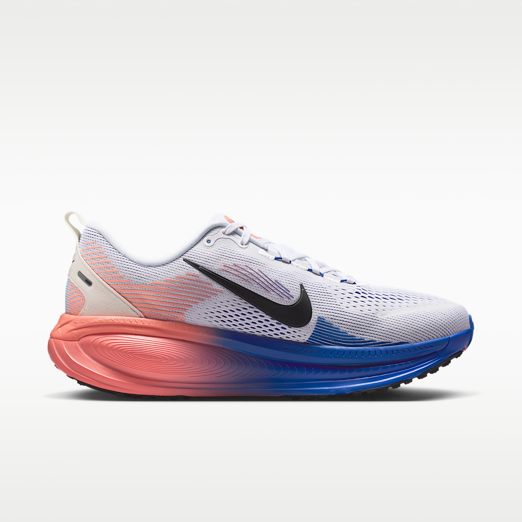 Nike Vomero 18 Straßenlaufschuh (Herren) – Weiß/Racer Blue/Atomic Pink/Schwarz