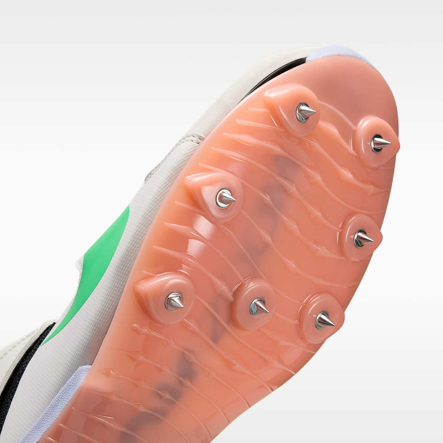 Nike Long Jump Elite Sprung-Spike für Leichtathletik – Summit White/Palest Purple/Jade Ice/Electro Green