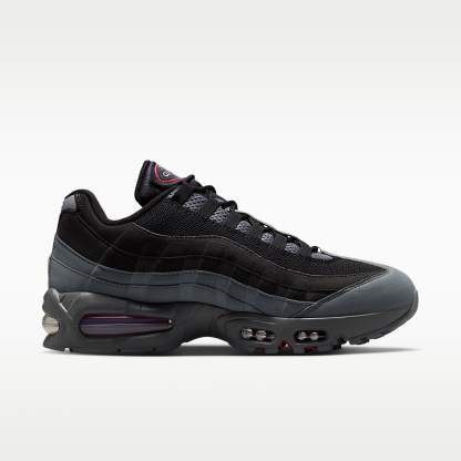 Nike Air Max 95 Big Bubble "OG" Schuh (Herren) – Schwarz/Smoke Grey/Dark Smoke Grey/Tough Red