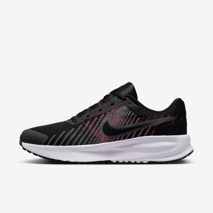 Nike Run Defy Straßenlaufschuh (Herren) – Schwarz/University Red/Weiß/Cool Grey