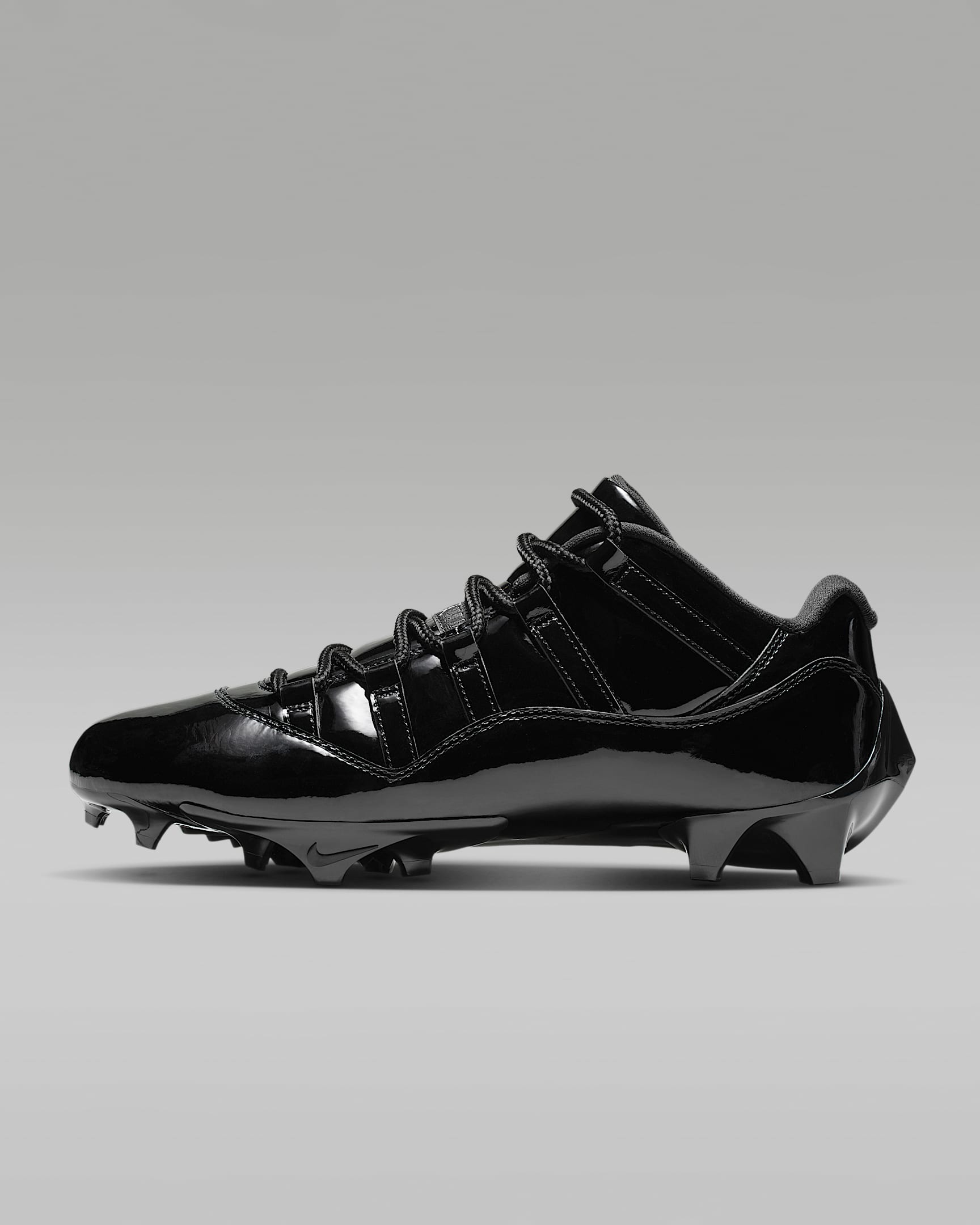 Jordan 11 Low TD American Football-Schuh (Herren) – Schwarz/Anthracite/Metallic Silver
