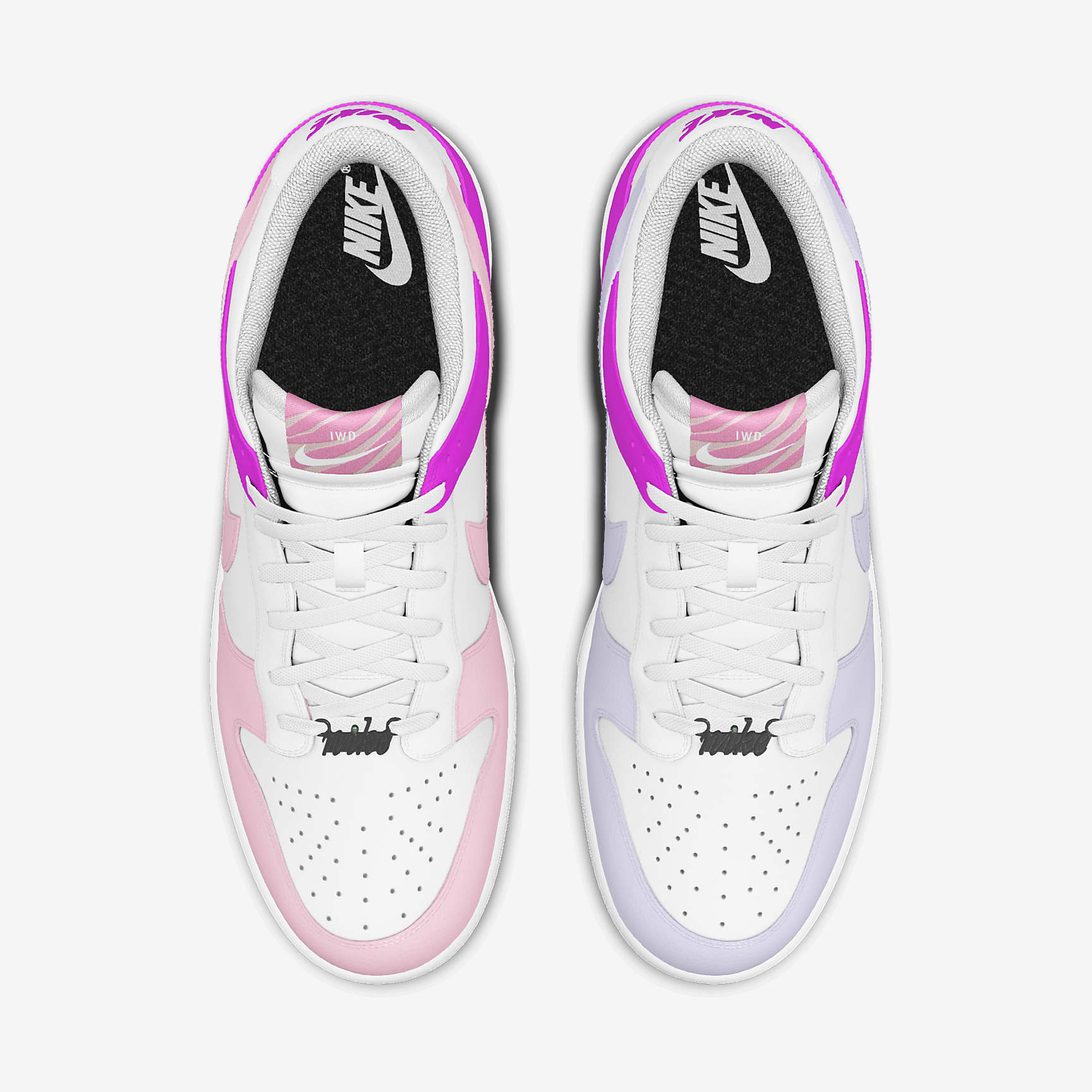 Nike Dunk Low Unlocked By You personalisierbarer Damenschuh – Multi-Color/Multi-Color/Multi-Color