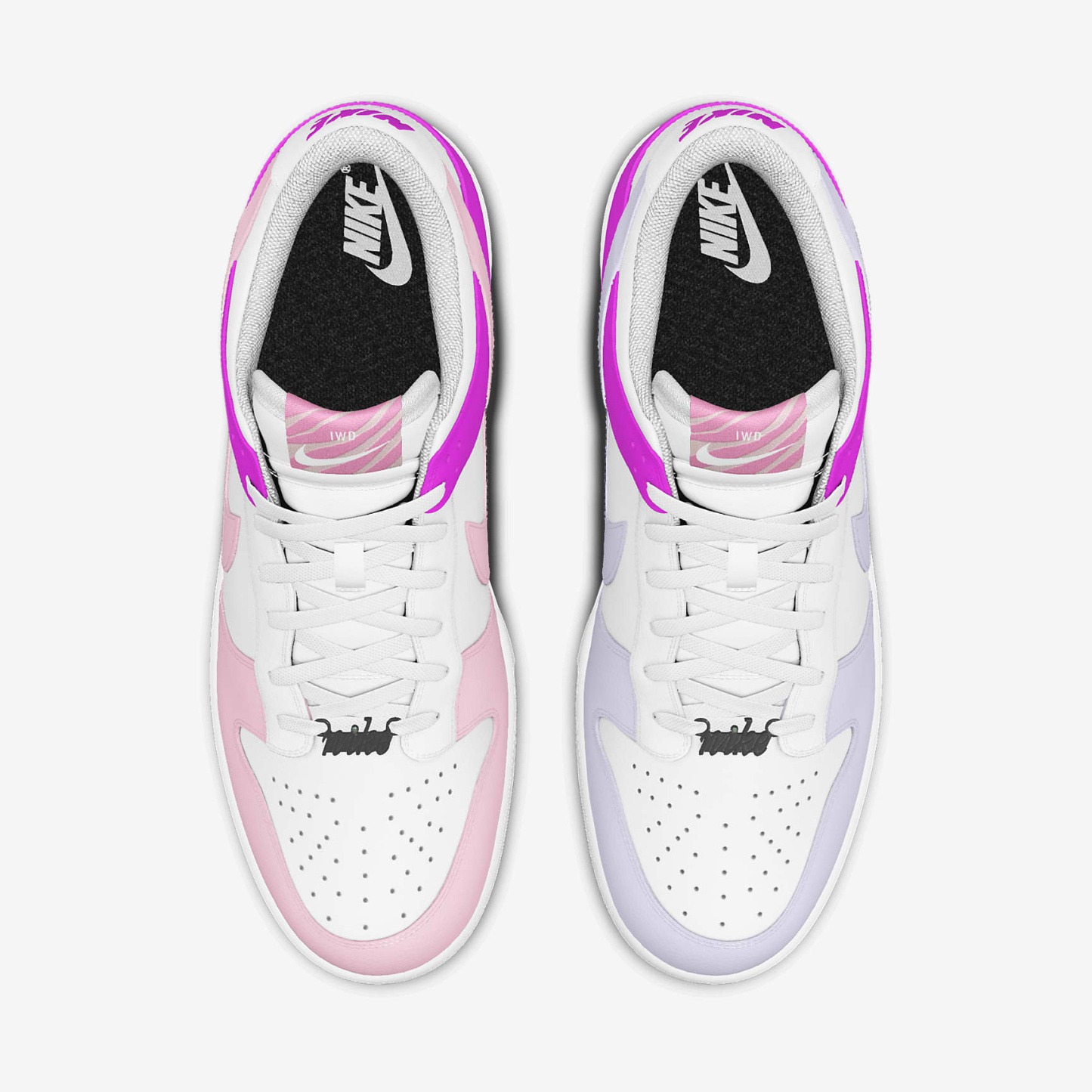 Nike Dunk Low Unlocked By You personalisierbarer Damenschuh – Multi-Color/Multi-Color/Multi-Color