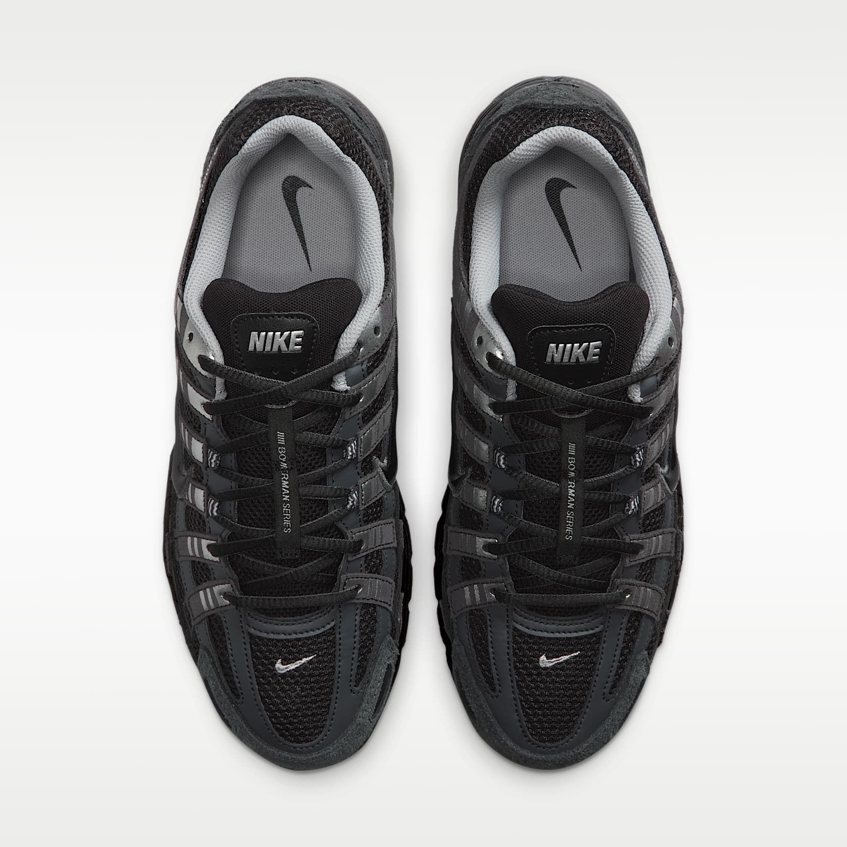 Nike P-6000 Wildlederschuhe (Herren) – Anthracite/Chrome/Metallic Silver/Schwarz